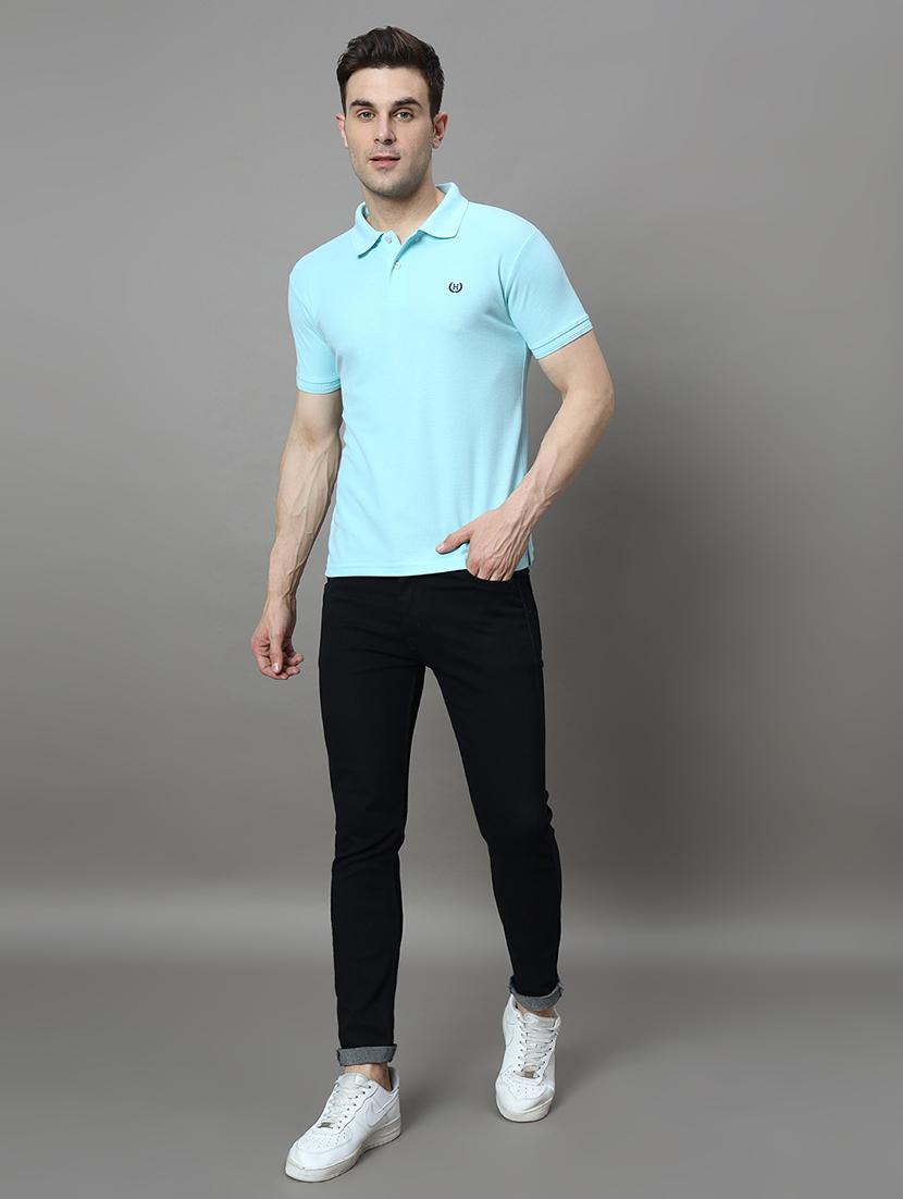 men solid polo t-shirt - 21494787 - Standard Image - 3