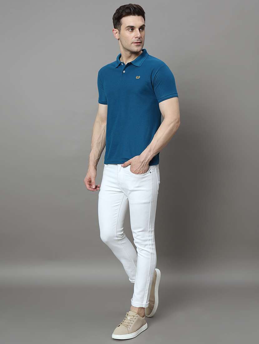 men solid polo t-shirt - 21494795 -  Standard Image - 3