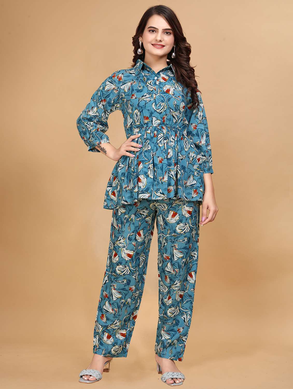 purist blue rayon coord set - 21495067 - Zoom Image - 0