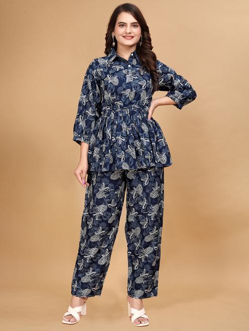 blue rayon coord set - 21495068 -  Standard Image - 0
