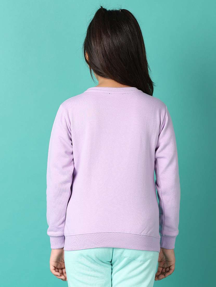 kids front print long sleeves sweatshirt - 21495208 -  Standard Image - 3