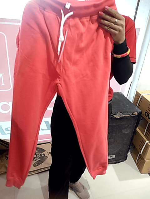 coral spun fleece trouser - 21495210 -  Zoom Image - 0