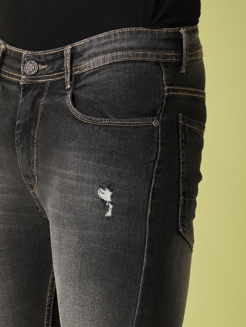 men distressed skinny fit jeans - 21495216 - Standard Image - 5