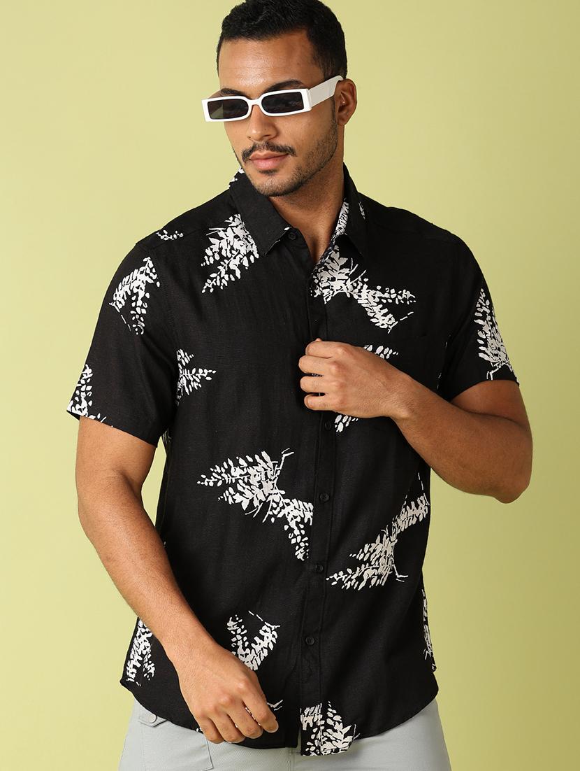 men collared printed casual shirt - 21495238 - Standard Image - 3