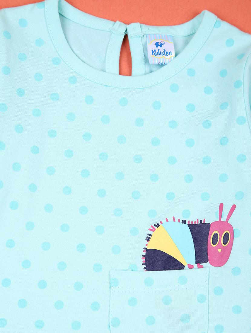 girls light blue printed full-length set - 21495260 - Standard Image - 3