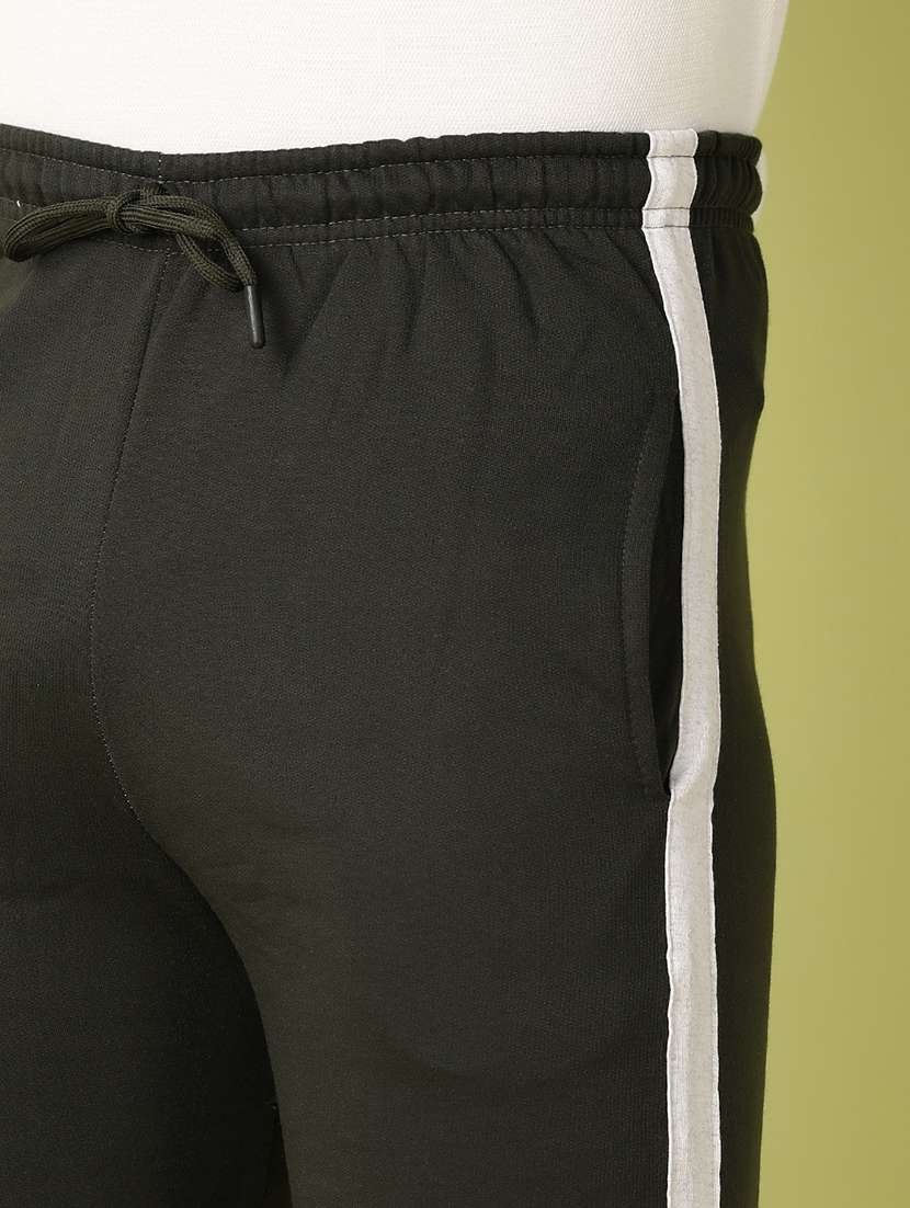 men side taped mid rise ankle length tack pant - 21495265 - Standard Image - 3