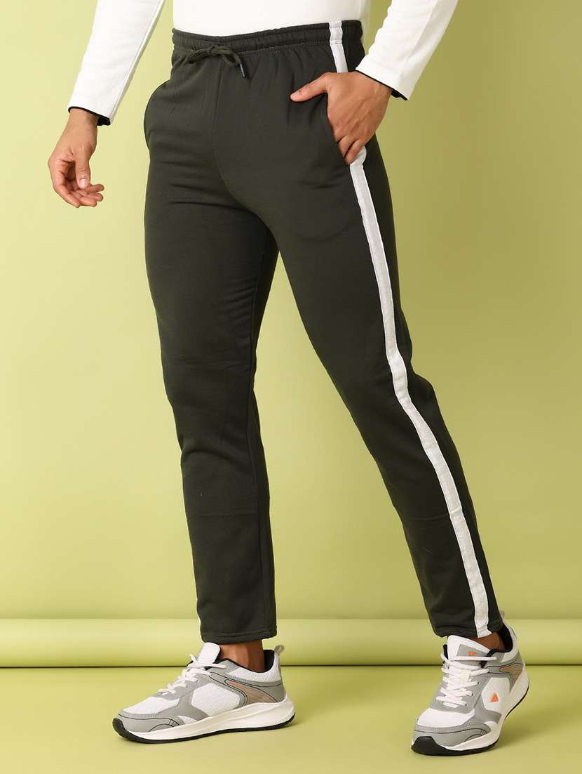 men side taped mid rise ankle length tack pant - 21495265 - Standard Image - 5