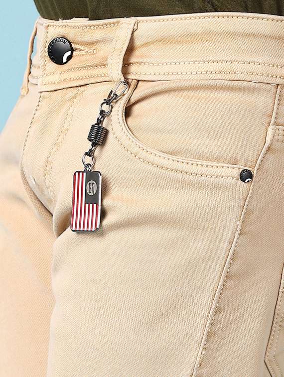 boys mid rise plain jeans - 21495266 -  Standard Image - 5