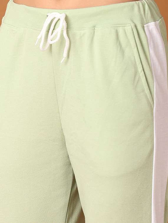 women color block cotton jogger - 21495274 -  Standard Image - 5