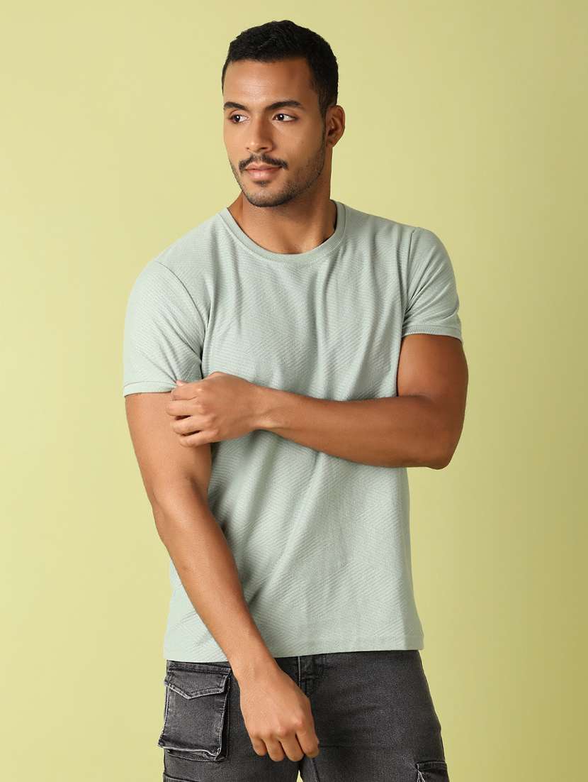 men round neck self-designed t-shirt