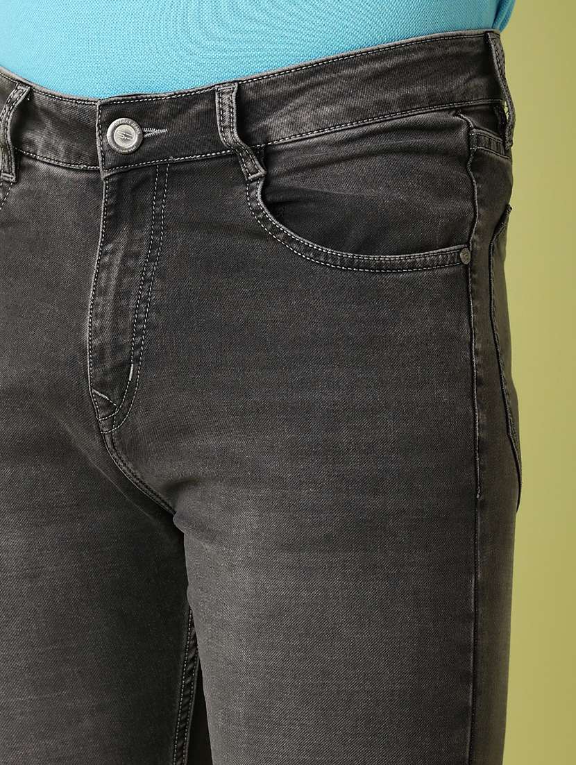 men solid skinny fit jeans - 21495609 -  Standard Image - 5