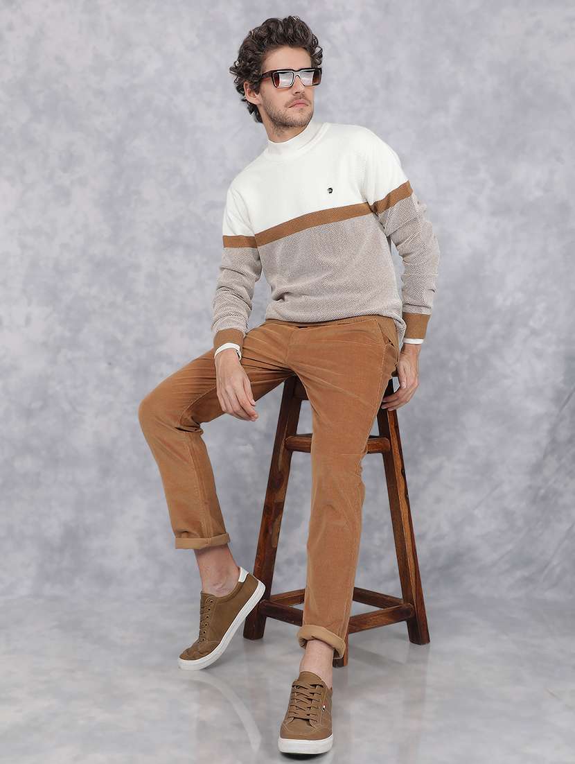 men brown cotton pullover - 21495822 -  Standard Image - 5