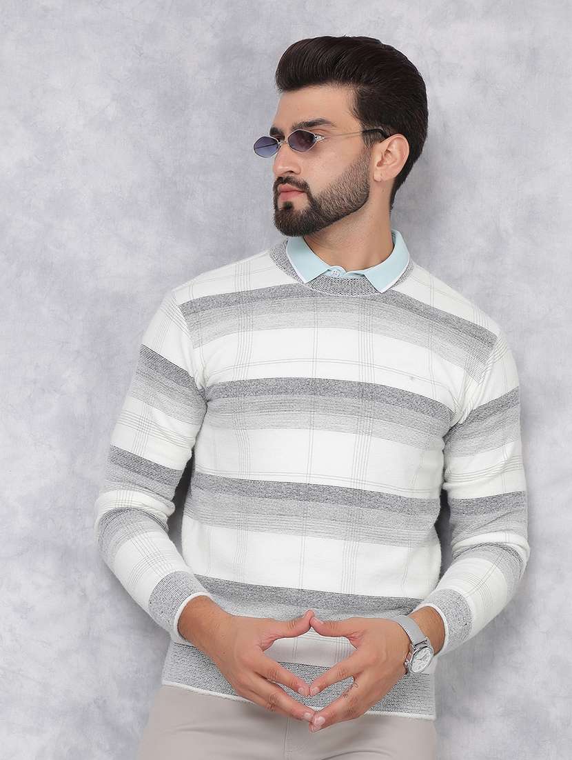 men white checked nylon pullover - 21495835 -  Zoom Image - 0