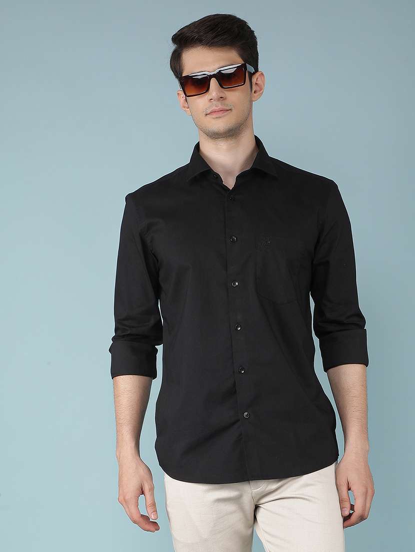 men long sleeve striped casual shirt