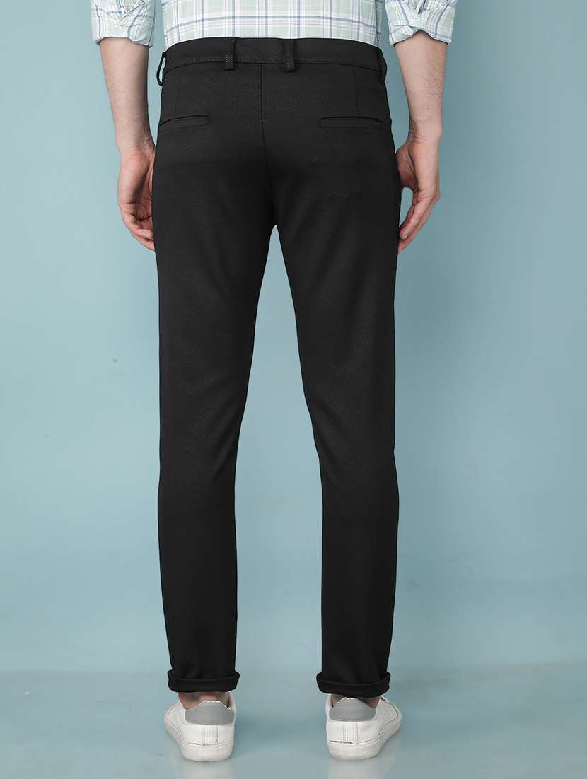 men mid rise solid chino trouser - 21495990 -  Standard Image - 3