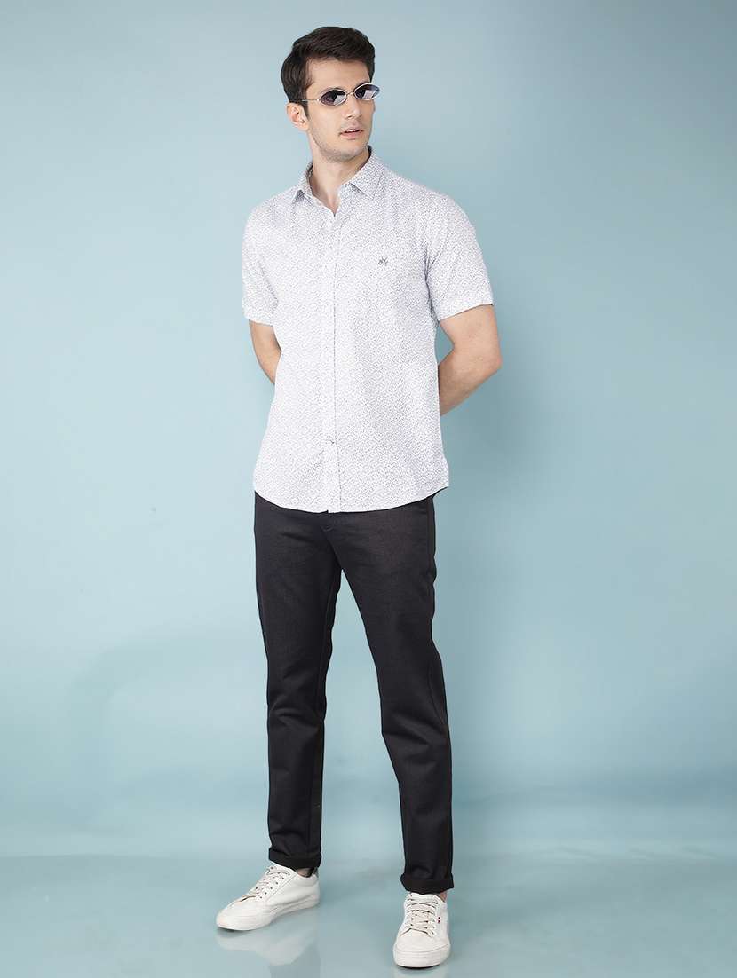 men mid rise solid chino trouser - 21495995 -  Standard Image - 5