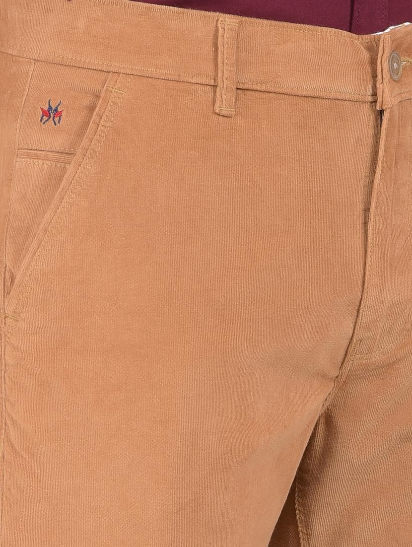 men mid rise solid corduroy trouser - 21495996 - Standard Image - 5
