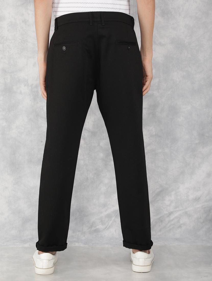 men mid rise solid chino trouser - 21496009 - Standard Image - 3