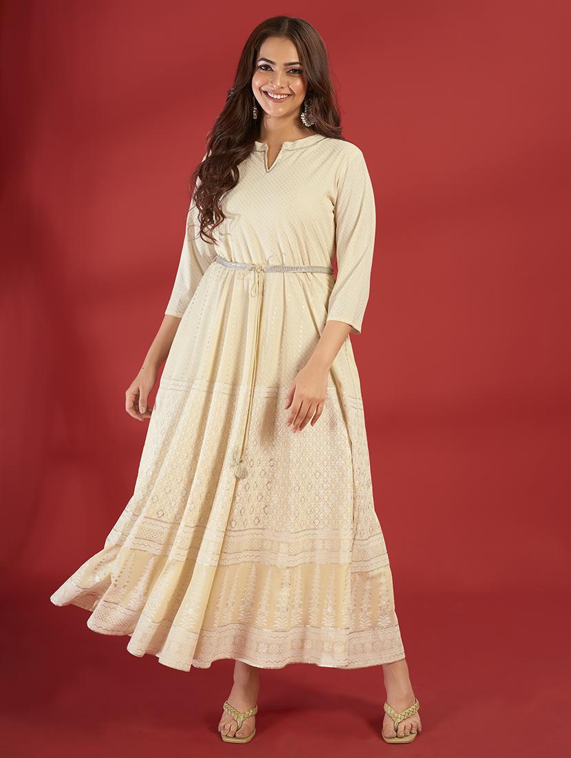 women printed a-line ethnic dress - 21496445 - Zoom Image - 0
