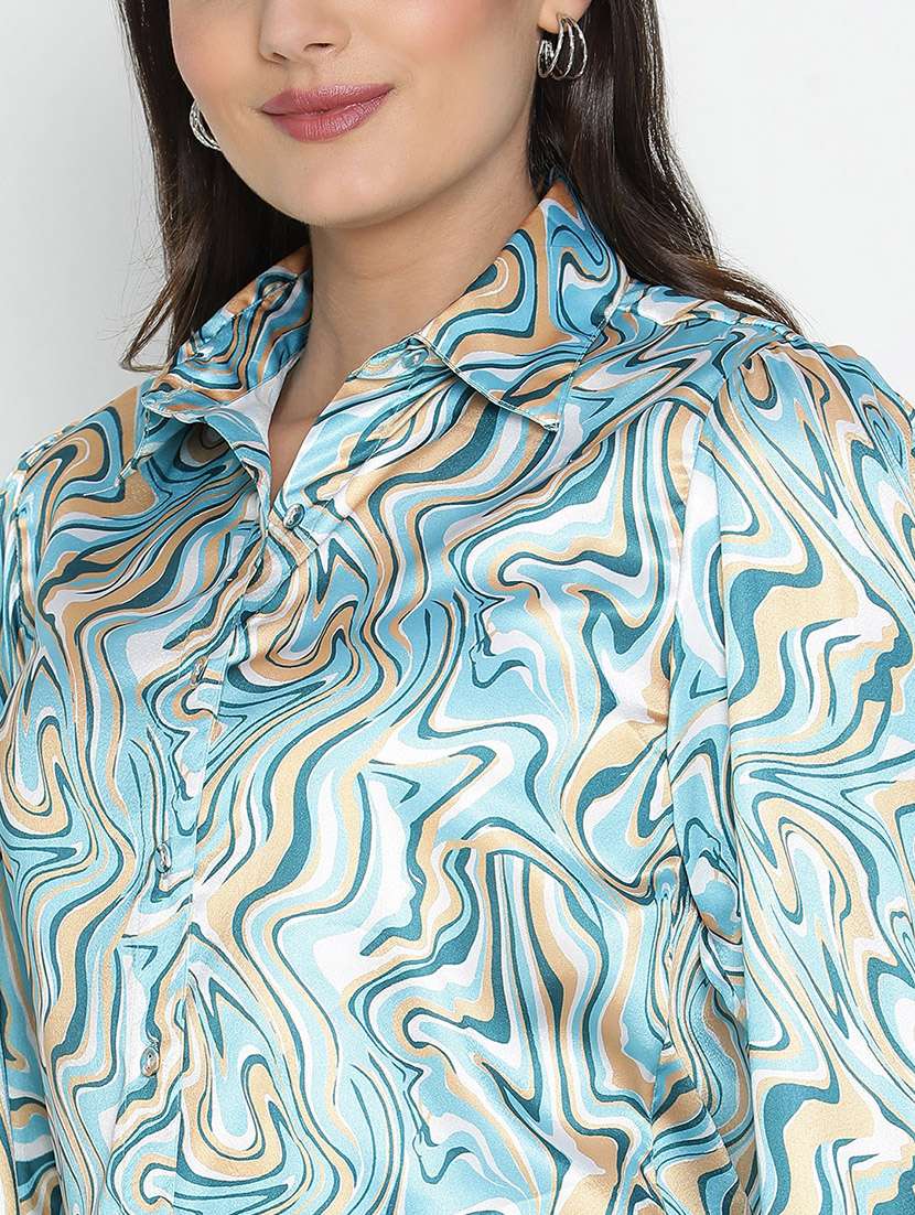 women multicolored printed shirt - 21496525 - Standard Image - 5