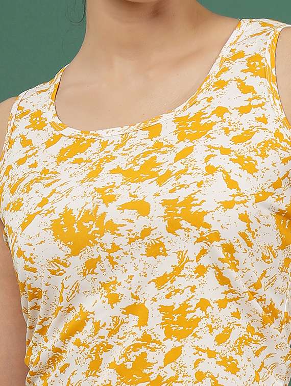 women white polyester blend t-shirt & jogger co-ord set - 21496575 -  Standard Image - 5