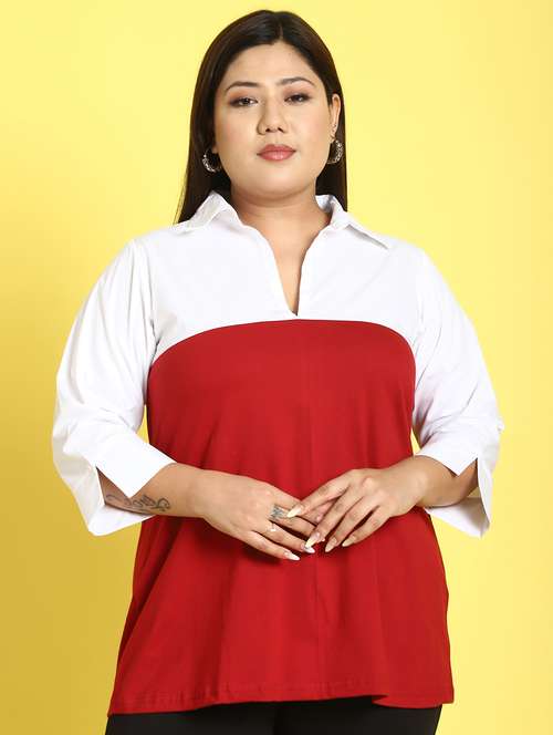 multi colored cotton regular top - 21496677 - Standard Image - 0