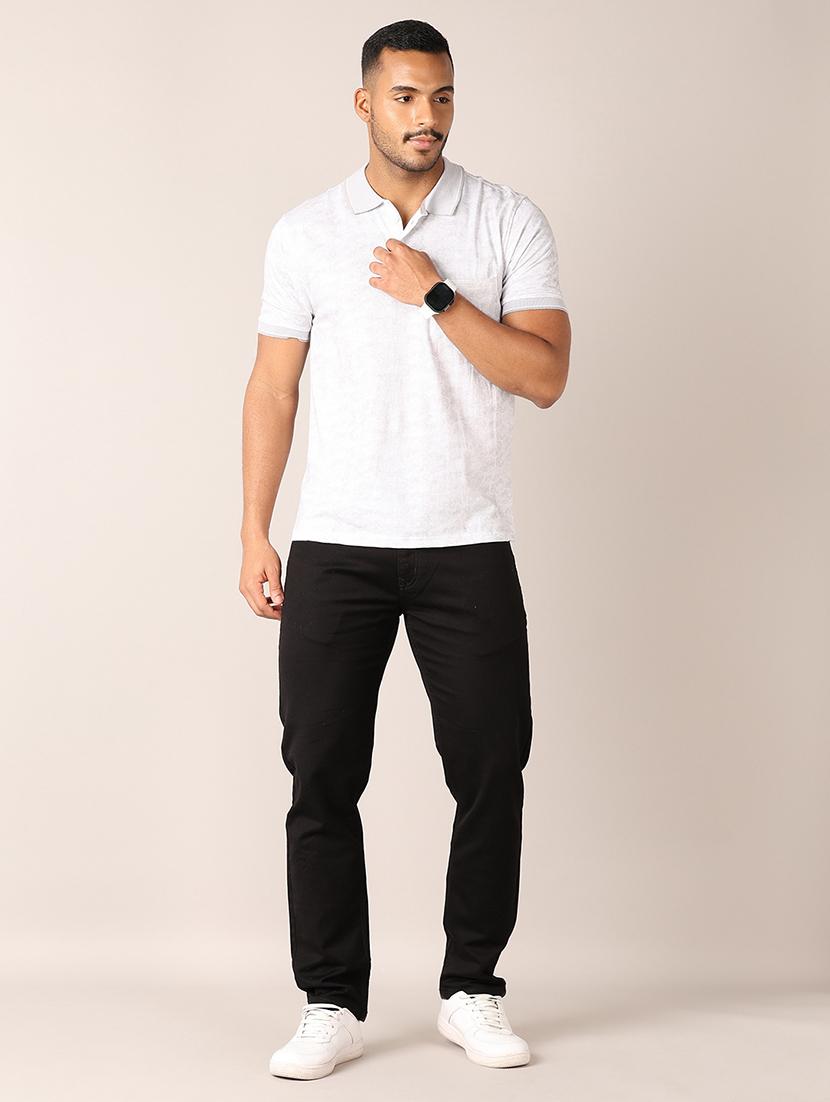 men short sleeve printed polo t-shirt - 21496783 - Standard Image - 3