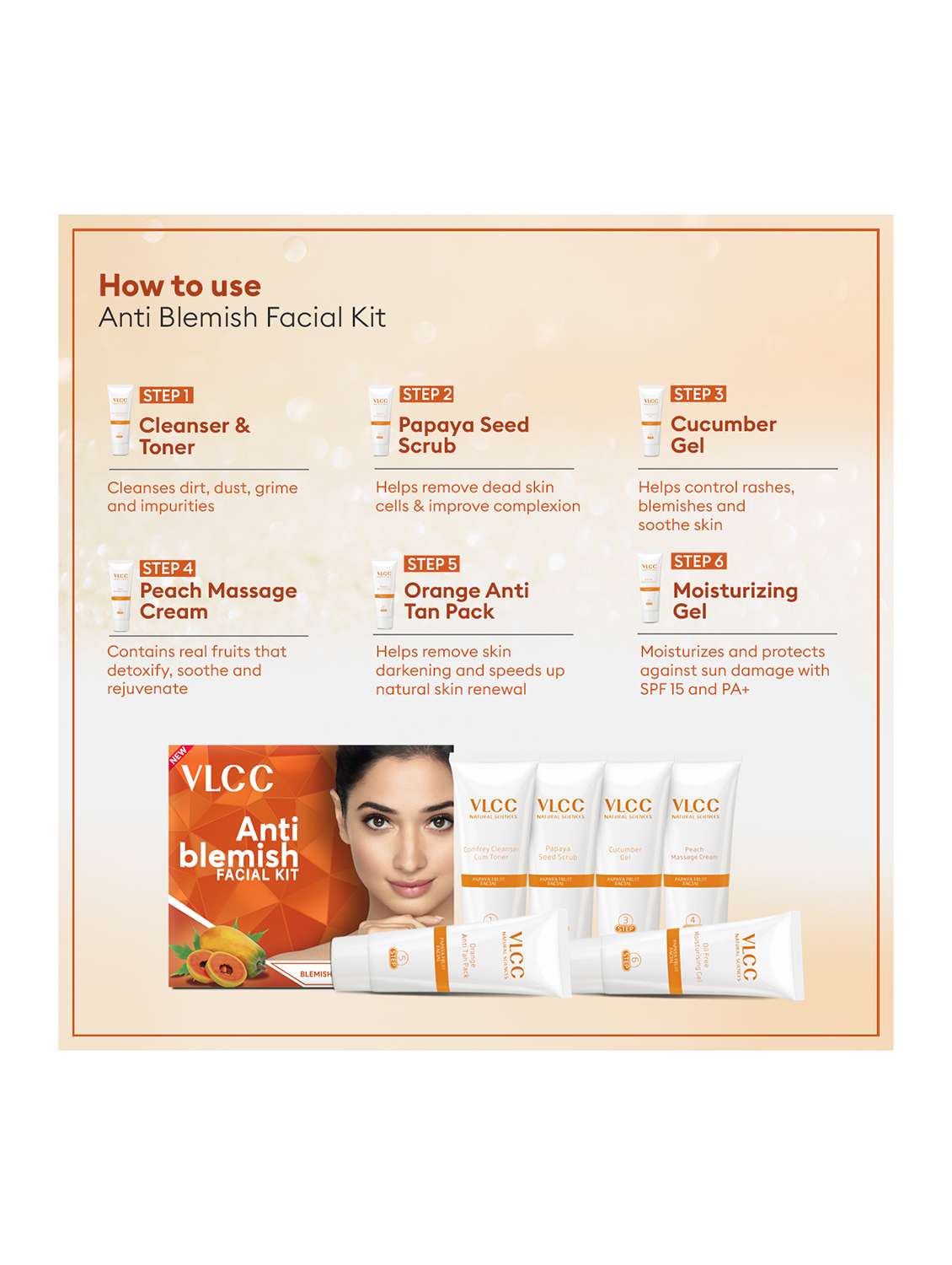 anti blemish single facial kit & pedicure manicure kit combo - 21497011 -  Standard Image - 3