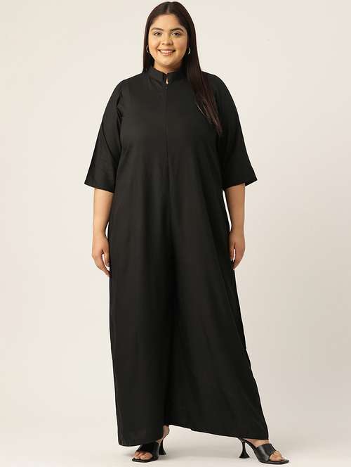 women casual solid full leg jumpsuit - 21497127 -  Standard Image - 0