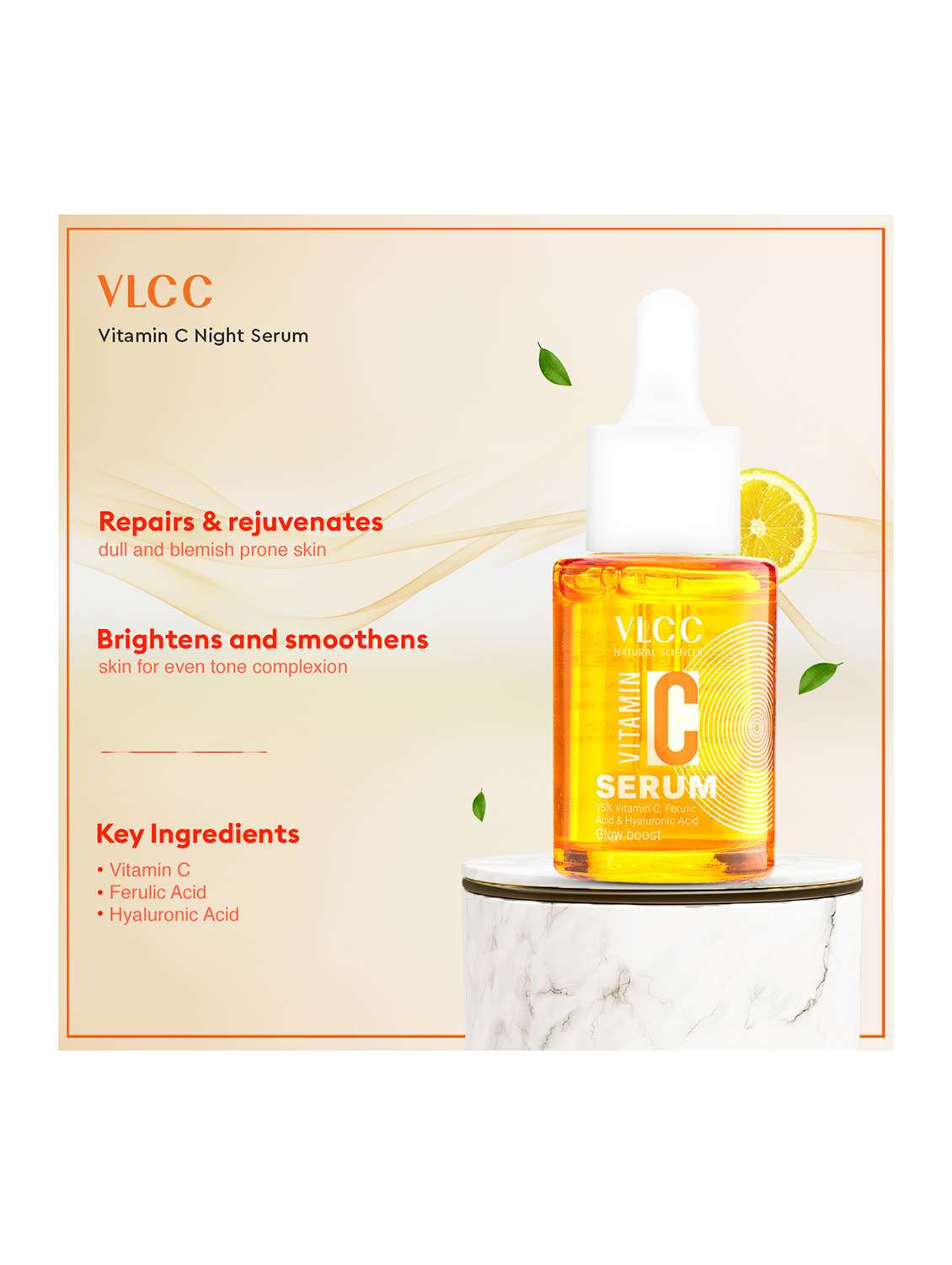 vitamin c night cream & vitamin c night serum combo - 21497153 - Standard Image - 5
