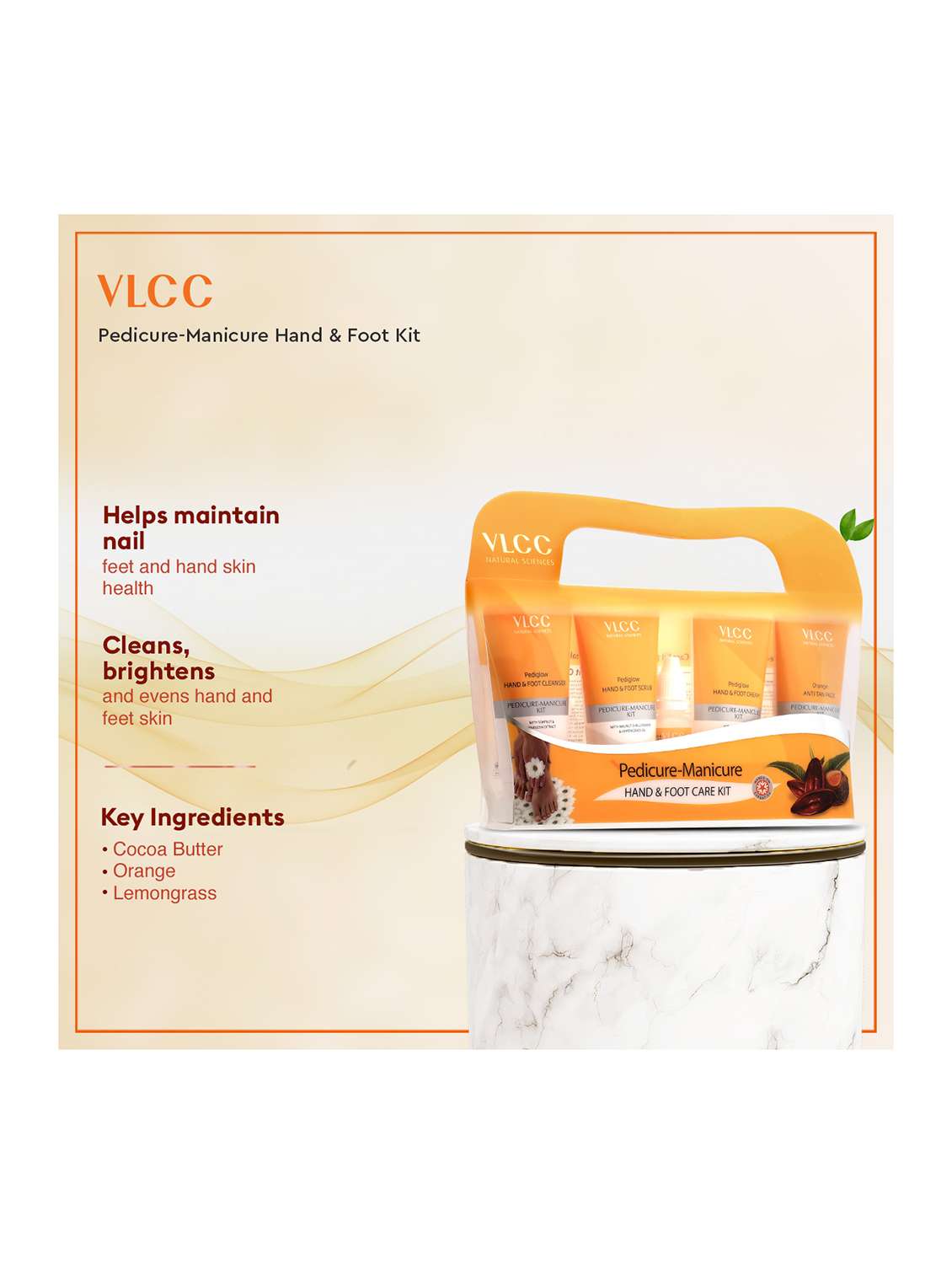 vitamin c facial kit & pedicure manicure kit combo - 21497155 -  Standard Image - 5