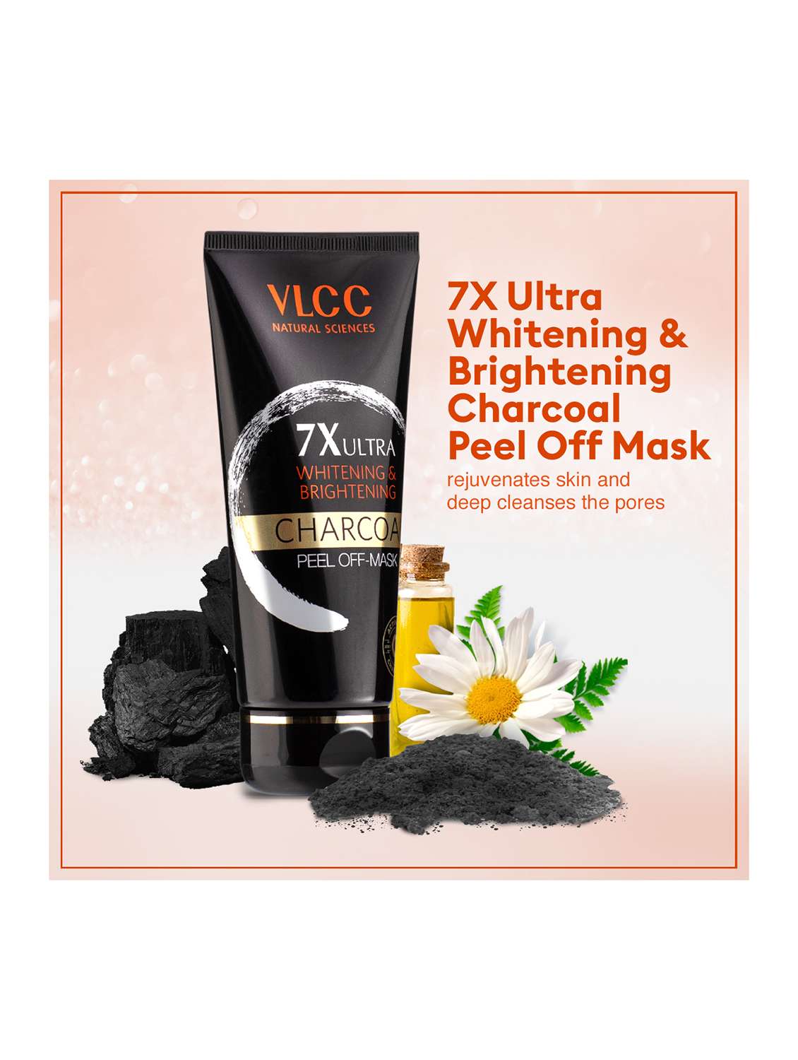 charcoal peel off mask 7x ultra whitening & brightening & vitamin c day cream spf 30 combo - 21497156 -  Standard Image - 3