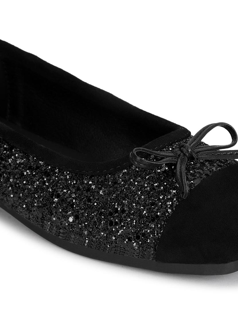 women black slip on ballerina - 21497202 - Standard Image - 5