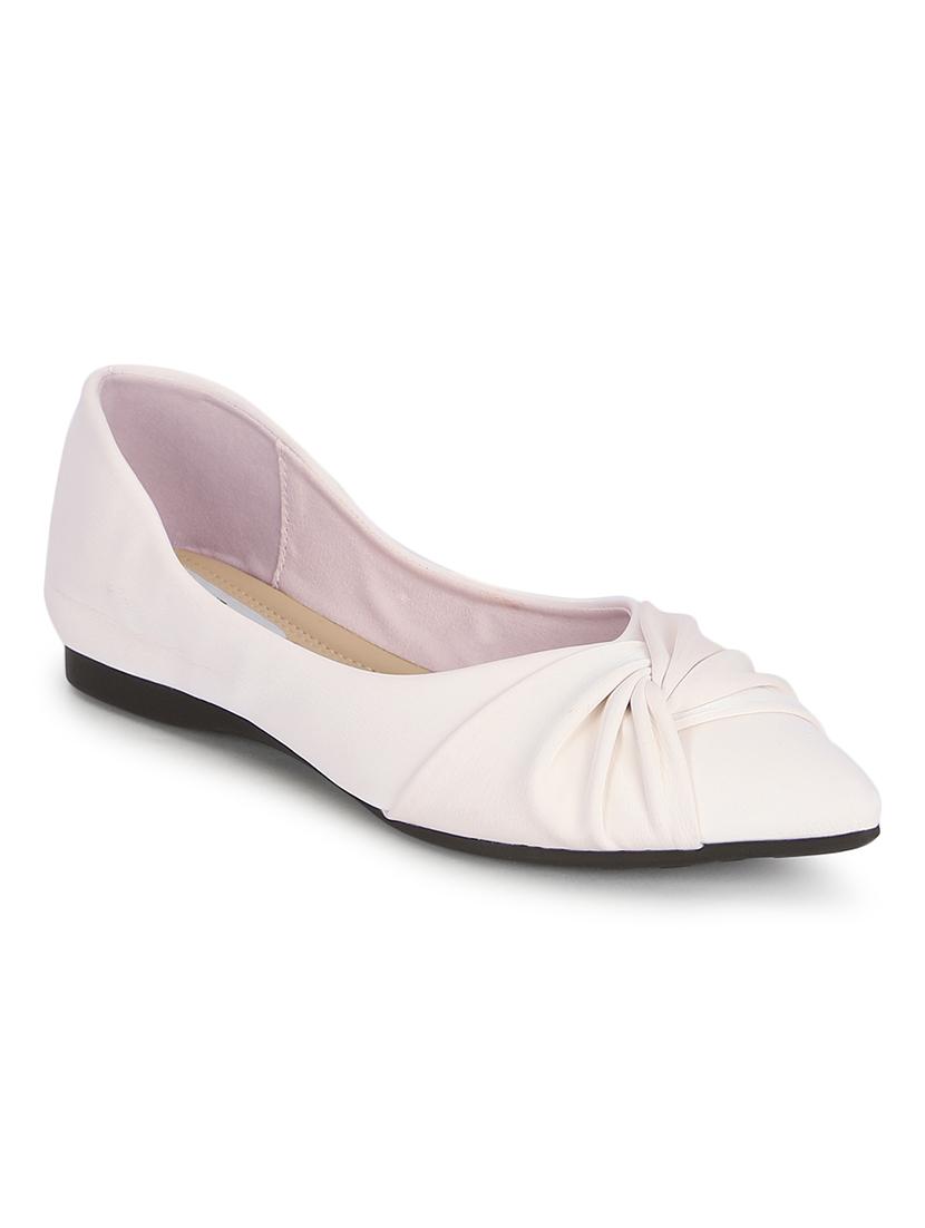women cream slip on ballerina - 21497207 -  Zoom Image - 0