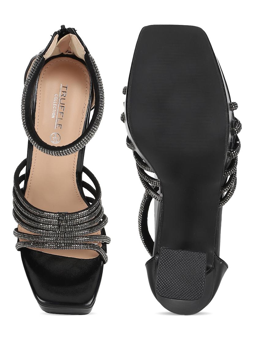 women black closed back sandal - 21497240 - Standard Image - 3