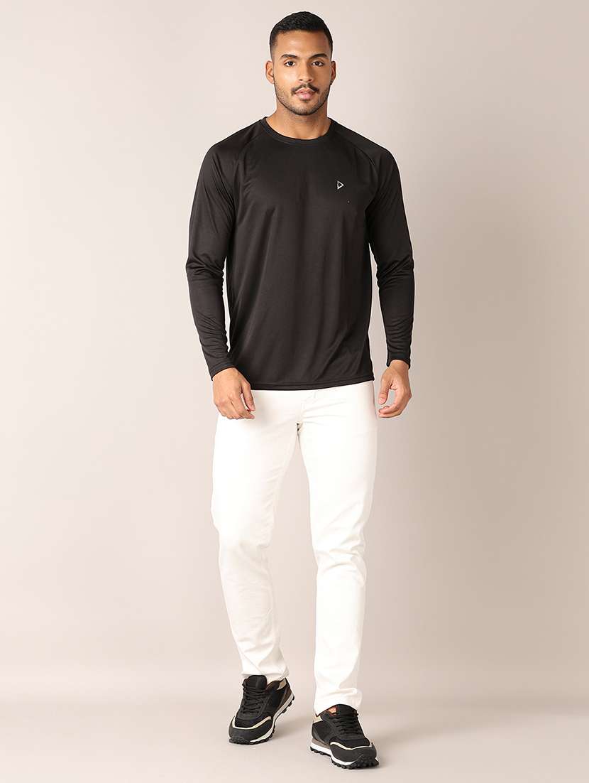 men solid long sleeve t-shirt - 21497491 -  Standard Image - 3