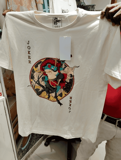 off white cotton single jersey tshirt - 21497523 -  Standard Image - 0