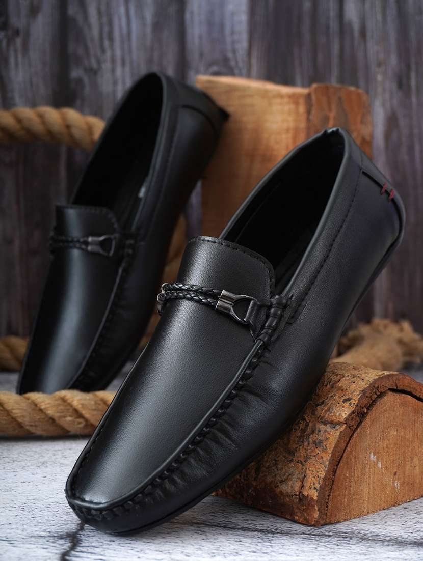 men slip on horsebit loafers