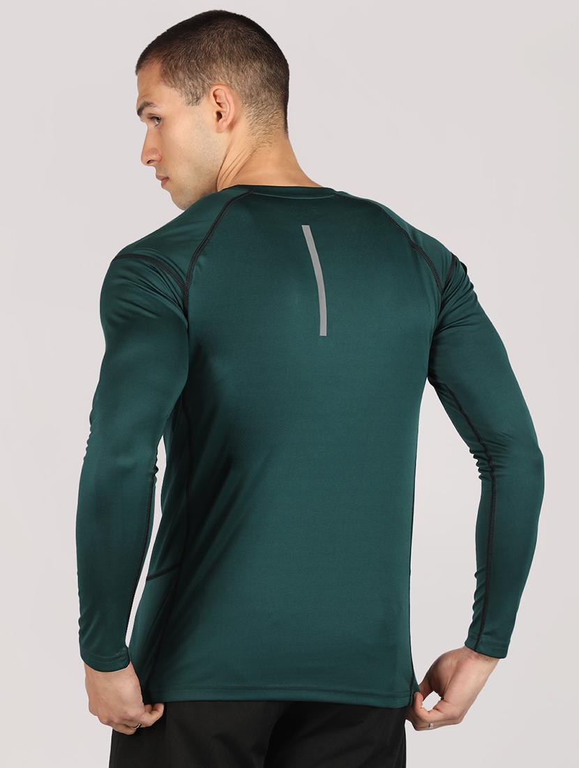 men solid active wear t-shirt - 21498252 - Standard Image - 3