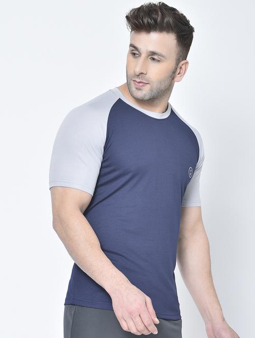 men color block active wear t-shirt - 21498285 -  Standard Image - 0