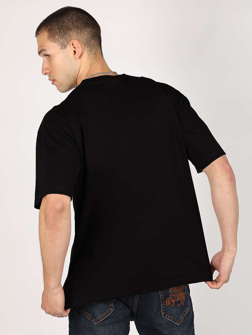 men short sleeve printed oversized t-shirt - 21498350 -  Standard Image - 3