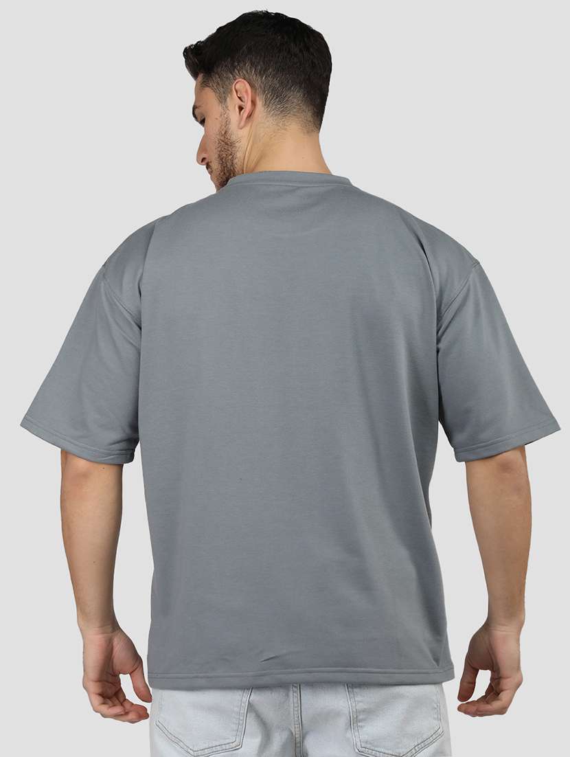 men short sleeve printed oversized t-shirt - 21498368 - Standard Image - 3