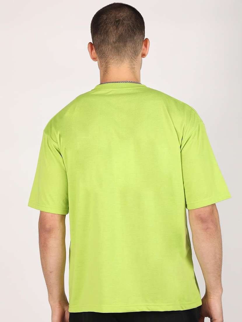 men short sleeve printed oversized t-shirt - 21498435 -  Standard Image - 3