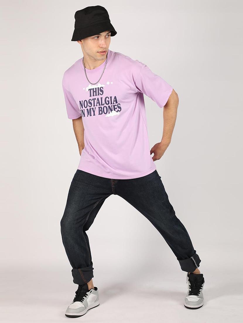 men short sleeve printed oversized t-shirt - 21498436 - Standard Image - 3