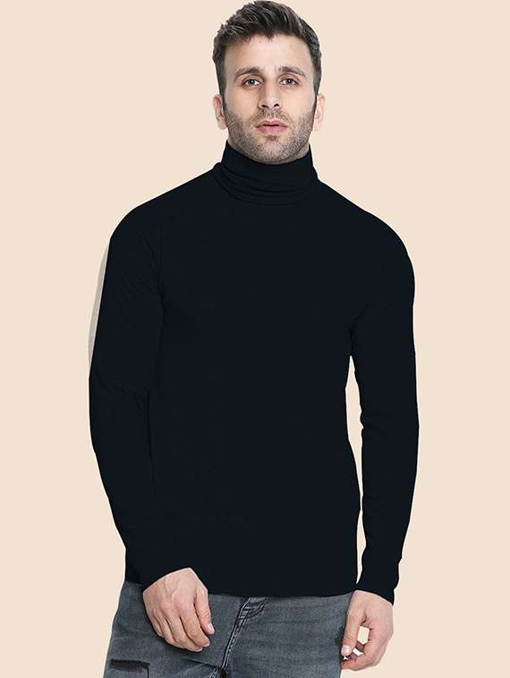 men long sleeved plain t-shirt