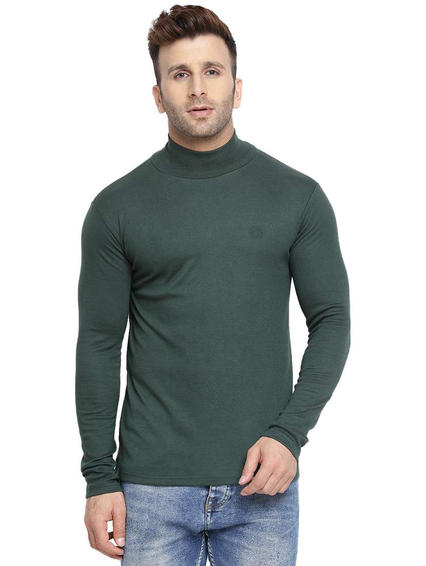 men long sleeved plain t-shirt