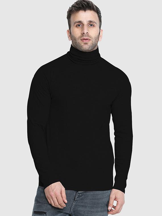 men long sleeved plain t-shirt