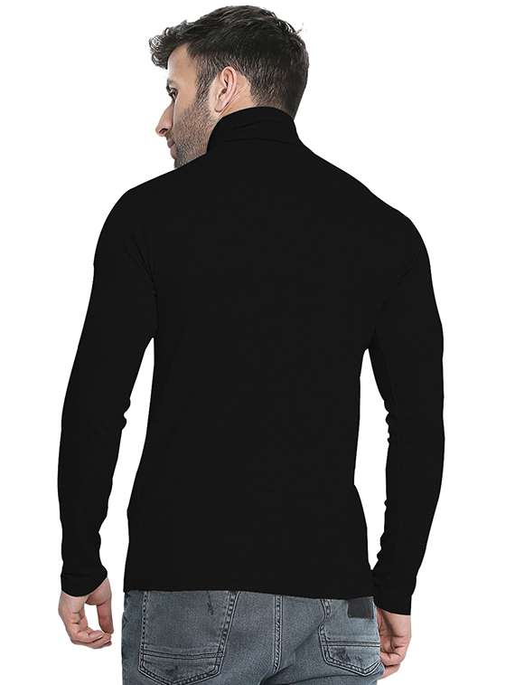 men long sleeved plain t-shirt - 21498444 - Standard Image - 3