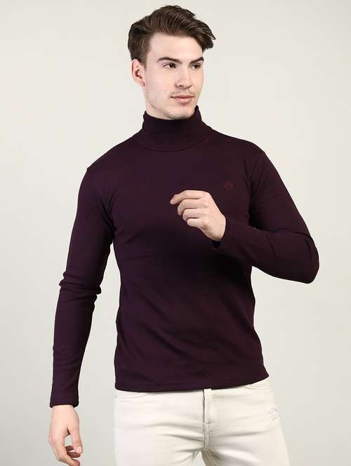 men long sleeved plain t-shirt - 21498445 - Standard Image - 0