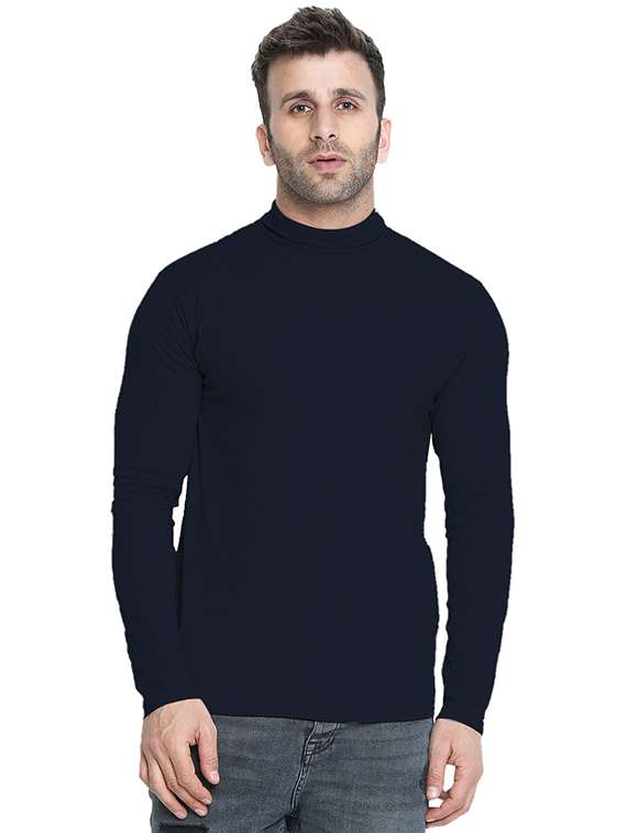 men long sleeved plain t-shirt